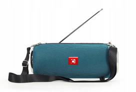 Nešiojama Bluetooth kolonėlė Gembird SPK-BT-17-G su antena, žalia