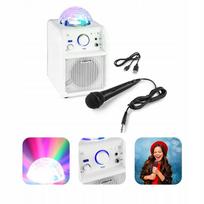 Bluetooth karaoke garso kolonėlė su USB, LED ir mikrofonu