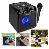 Bluetooth kolonėlė su LED būgnu, AUX, mikrofonu, karaoke