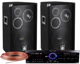 Garso stiprintuvas 800W Bluetooth USB FM scenos kolonėlėms