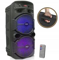 Karaokė „Bluetooth“ kolonėlė PYLE PPHP2835, 600W, 8", AUX, USB, FM, SD