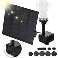 Saulės siurblys su LED lauko fontanui