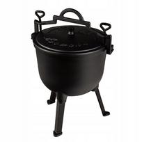 Ketaus vengriškas 10 l medžiotojų puodas židiniui ir griliui