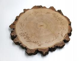 Medinė lentelė su graviravimu vestuvėms