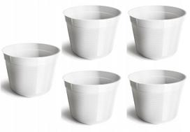 Puodų dangčių rinkinys, 5 vnt., CLASSIC PATTERN, 17 cm, balti
