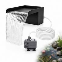Vandens krioklys su akute, Cascade Pump 1000 l/h, žarnos rinkinys, nerūdijantis plienas