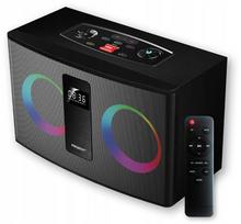Nešiojama Bluetooth kolonėlė FERGUSON Regent 300BT FM radijas LED RGB su nuotolinio valdymo pultu