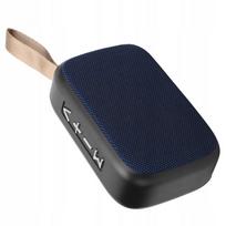Nešiojama bluetooth kolonėlė su bosu, FM, USB, 3W, mėlyna