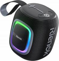 Nešiojama Bluetooth kolonėlė Rienok S2, FM radijas, AUX, TF, MIC, USB, atspari vandeniui