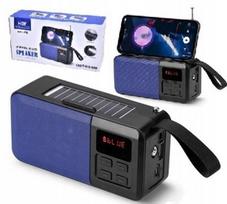 Belaidė Bluetooth kolonėlė su saulės energija ir radiju, USB