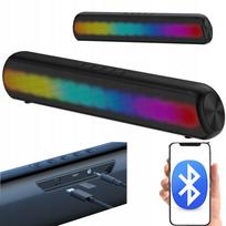 Garso kolonėlės SOUNDBAR kompiuteriui, USB, LED