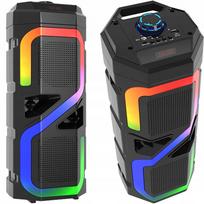 Belaidė Bluetooth kolonėlė su FM radiju ir RGB LED