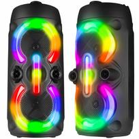 Nešiojama kolonėlė 1100W Bluetooth, karaokė, FM radijas