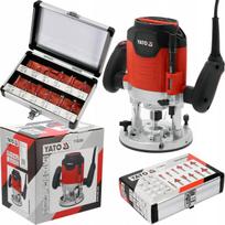 Medžio frezavimo staklės YATO 1400W 6-8mm su 12 pjoviklių