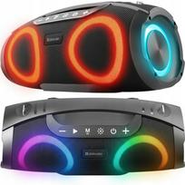 Nešiojama belaidė Bluetooth kolonėlė su USB, SD, FM, LED