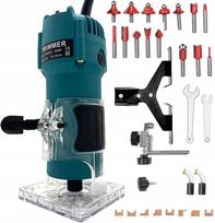 Medžio frezavimo staklės 800W, 30000RPM, su 15 frezų