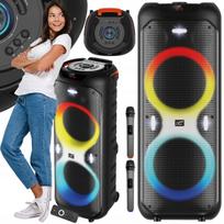 Belaidis nešiojamas kolonėlė LTC Karaoke Bluetooth 600W