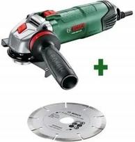 Kampinis šlifuoklis BOSCH PWS 850-125 06033A270C su deimantiniu disku 125 mm