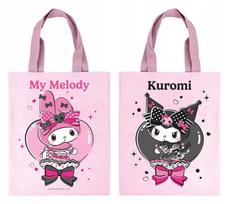 Rankinė SANRIO PARTY MY MELODY+KUROMI, rožinė juoda