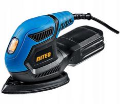 Osciliacinis šlifuoklis 200W delta pagrindu 14000rpm Niteo su dulkių talpa