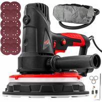 Gipskartonio šlifuoklis 1800W 180mm su LED, 12 šlifavimo popierių