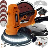 Gipskartonio glaistymo šlifuoklis 180 mm LED 1800W 2300 rpm PRIME3 TDS31