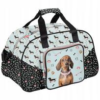 Mokyklinė sportinė kuprinė WF DACHSHUND mergaitėms