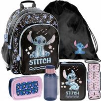 Mokyklinė kuprinė mergaitėms Stitch rinkinio 1-6 klasei