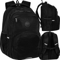 Mokyklinė kuprinė CoolPack Pick Trace Herringbone 3D juoda