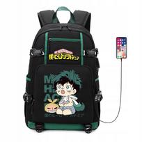 Kuprinė A4 My Hero Academia, atspari vandeniui, su USB