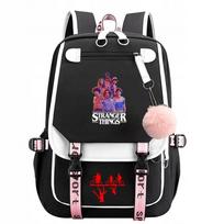 Kuprinė mokyklai Stranger Things su USB, A4, didelė