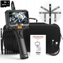 Endoskopinė inspekcinė kamera DUO, judanti galvutė 360°, 1.5 m, 4 LED, 32GB SD, IP67