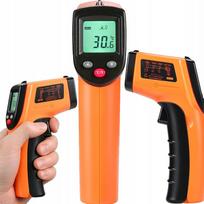 Lazerinis pirometras, bekontaktis termometras, -50 +400°C