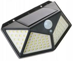 LED saulės lempa su judesio jutikliu, 100 LED