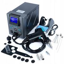 Desolderavimo stotis YIHUA 948D-I 110W LCD, 3 atmintys, automatinis miego režimas, kalibravimas