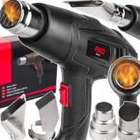 Reguliuojamas elektrinis karšto oro pistoletas 2000W 350/600C su 4 antgaliais