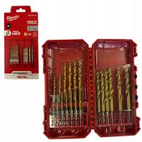 Metalo grąžtų rinkinys HSS-G TiN HEX 2-10 mm, 19 vnt., MILWAUKEE 4932499763