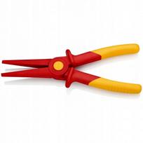 Ilgonės replės Knipex VDE 220 mm, izoliuotos elektrikams
