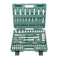 Lizdinių raktų su terkšle rinkinys 1/2 ir 1/4", 94 vnt., Jonnesway S04H52494S