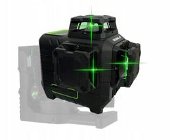 Savaime išsilyginantis kryžminis 3D lazeris DEDRA 3x360° žalias