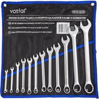 Raktų rinkinys FLAT EYE WRENCHES 6–32, 12 vnt.