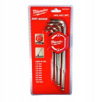 Šešiakampių raktų rinkinys HEX Ball Milwaukee 4932478621