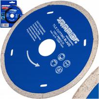 Deimantinis diskas 125 RAPID keraminėms akmens masės plytelėms, 1,2 mm