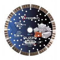 Deimantinis pjovimo diskas 1A1RSS-W 230mm 22,23mm RUZZO FERRATi