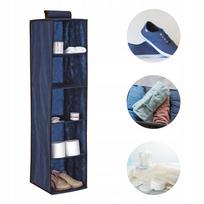 Kabanti spintos lentyna BLUE, 5 skyrių, 30x30x120 cm