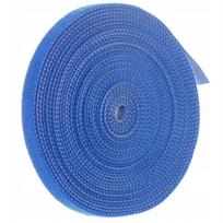 Velcro dvipusė kabelių tvarkymo juosta 10mm 5m mėlyna NEKU