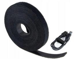 Kabelių tvarkymo lipni juosta VELCRO 20 mm x 5 m juoda