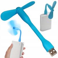 Silikoninis USB ventiliatorius nešiojamam kompiuteriui, telefonui, powerbankui