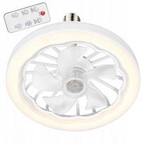 Lubų ventiliatorius su LED plafonu ir nuotolinio valdymo pultu