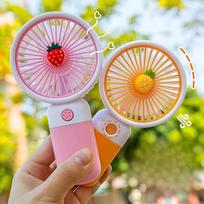 Rankinis ventiliatorius vaikams, 400 mAh, rožinis